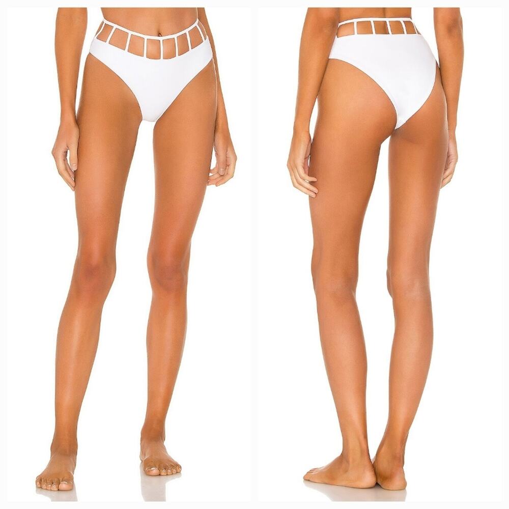 Tularosa Cristobal High Waist Bottom in White